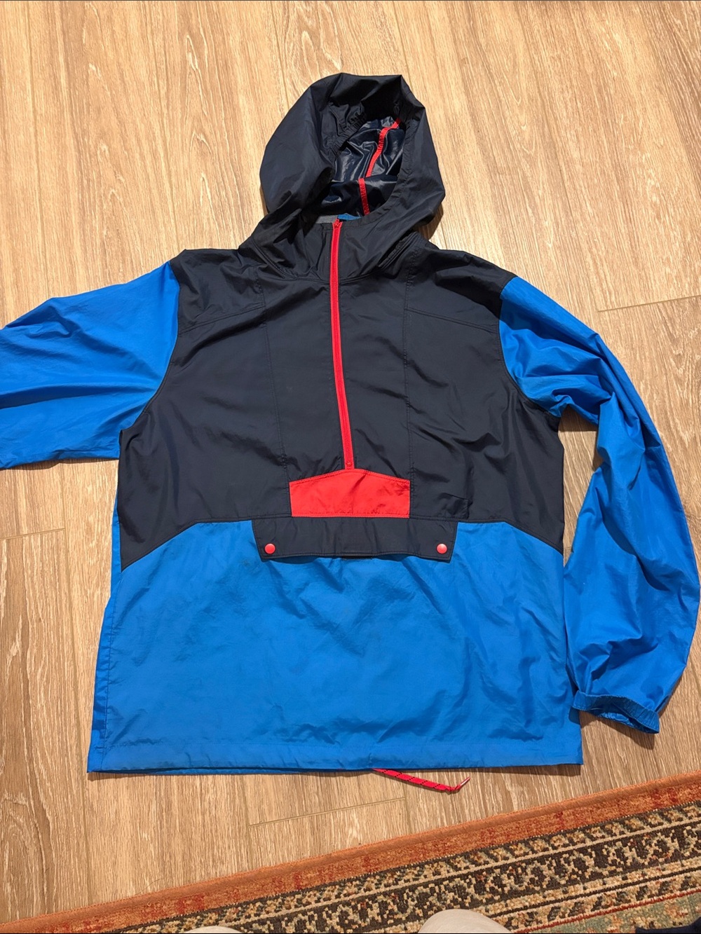 Columbia Navy Jacket with Red Trim